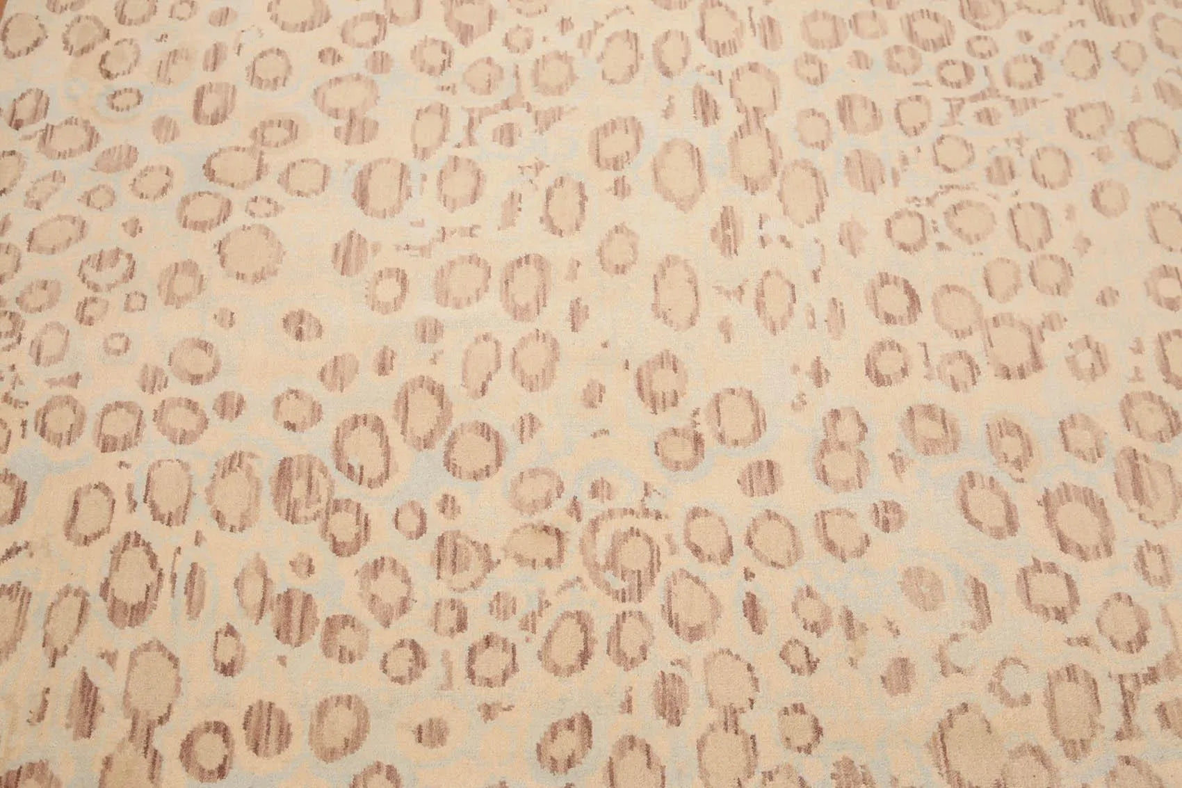 6' x 9' Contemporary Designer 100% Wool Modern Area Rug Aqua