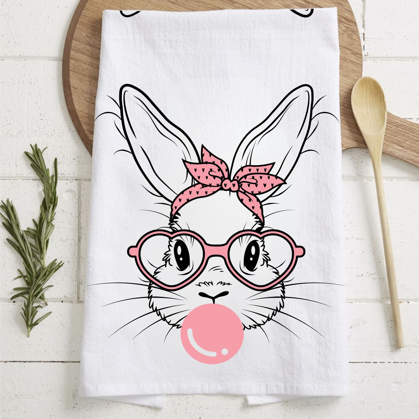 Bubblegum Bunny Towel