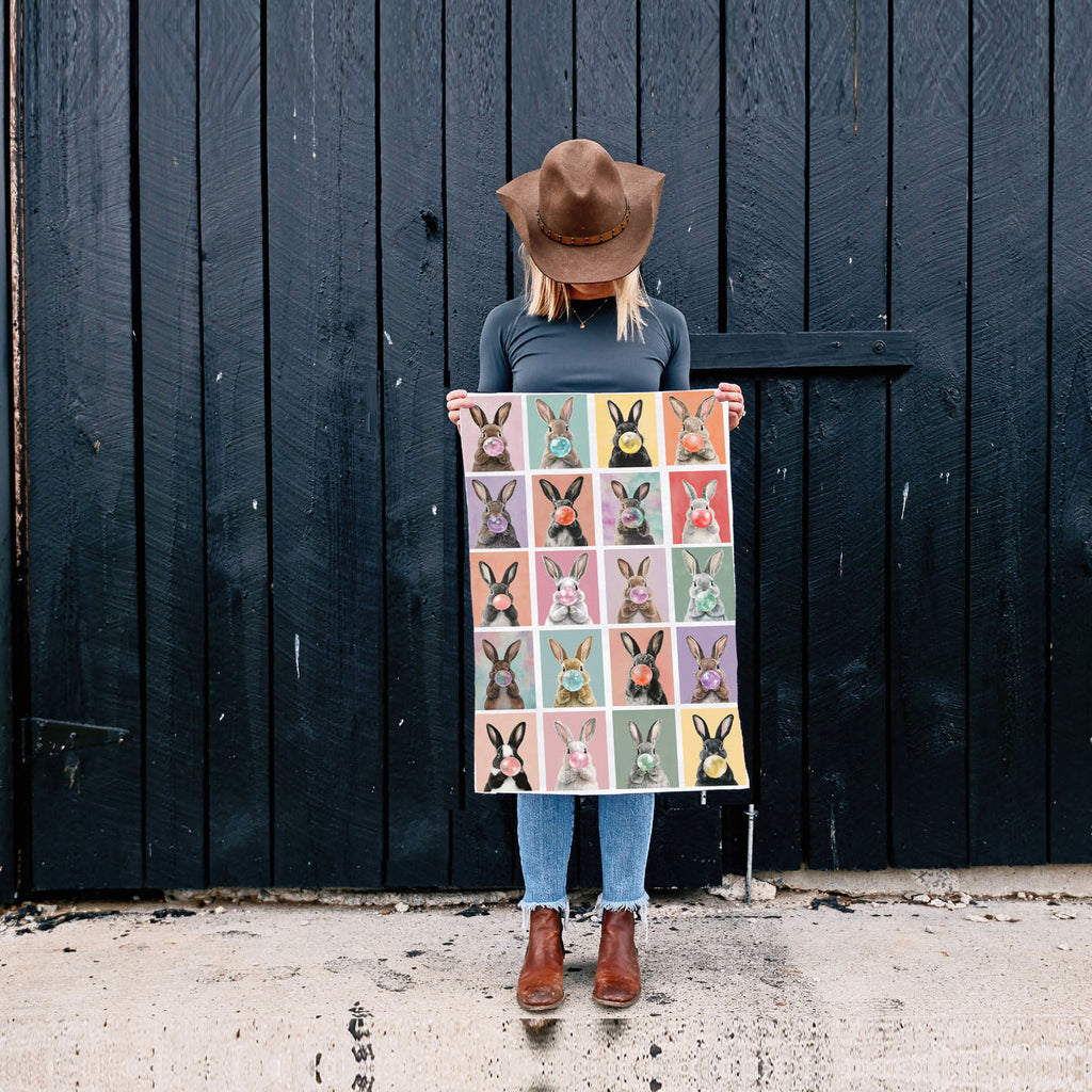 Bunny Bubbles Towel